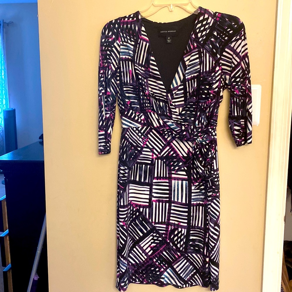 Donna Morgan Dress Mid sleeve Size 4P